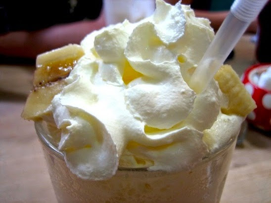 Banana Fosters Milk Shake