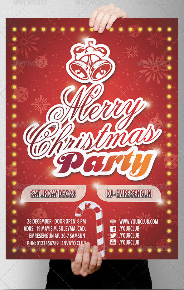 40 Appealing Christmas Poster Designing Ideas  All About Christmas