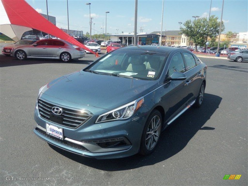 2015 Nouveau Blue Hyundai Sonata Sport 2.0T #96248963  GTCarLot.com