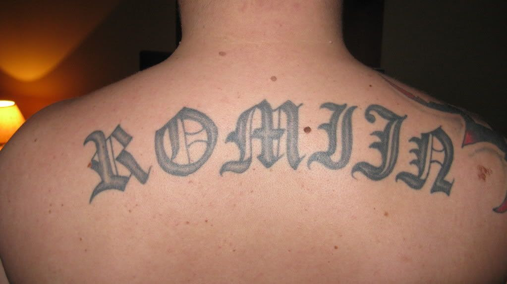  tattooed,lol It really tickled (it's on the right side of my pelvic 