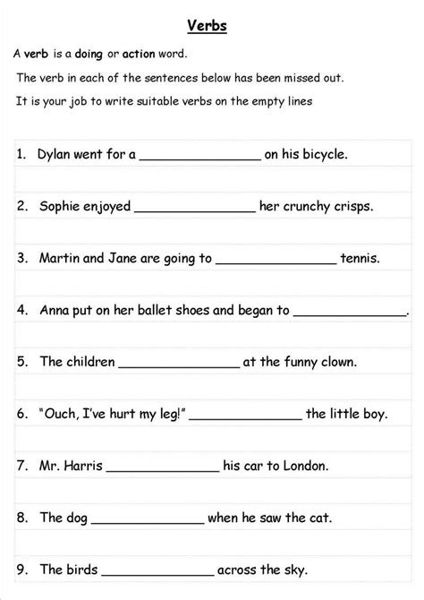  ks2 english worksheets verbs ks2 english worksheets ks2 english