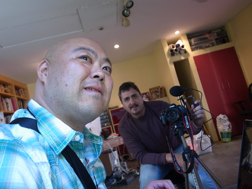 Neil Shooting Me with His Camera