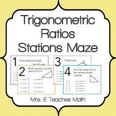 Geometry: Right Triangles & Trigonometry on Pinterest ...
