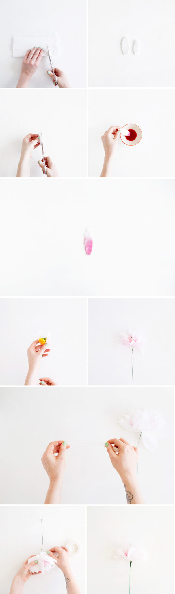 DIY Paper Flower Gift Topper | Fall For DIY