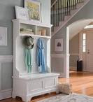 Naples Hall Stand Entryway Coat Rack And Storage Bench - Plow & Hearth