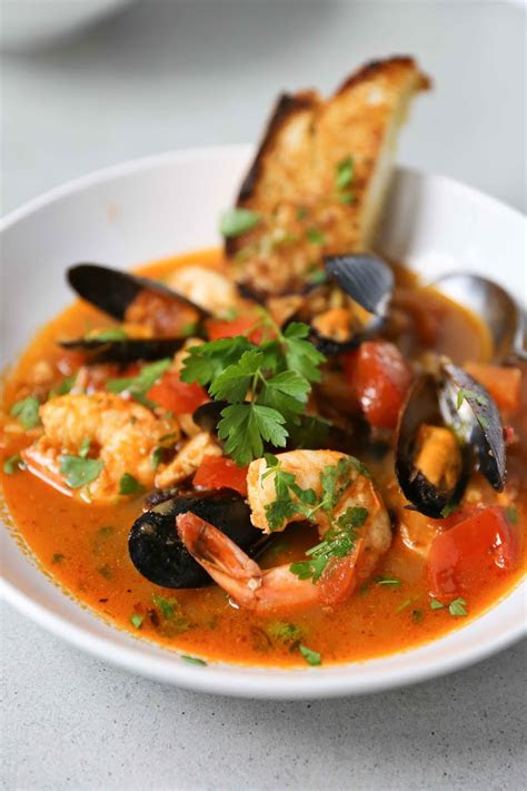 summer seafood stew feasting  home