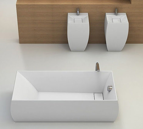 Modern Minimalism Planit Square Bathroom Suites are Uber Contemporary