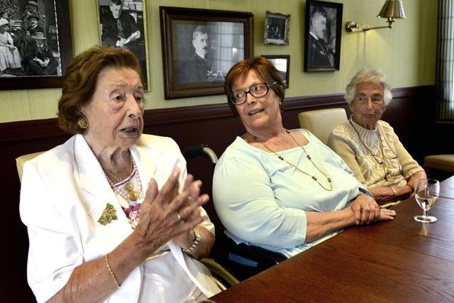 Esther Mondada , Geneviève Fasel et Vera Colombo (de g. à dr.).