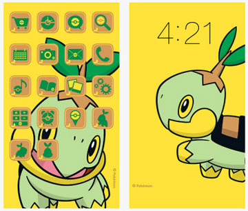 ポケモンスタイルの新デザイン こんにちわヌマクロー こんにちわナエトル ポケモンメイトyellow が追加 ポケモン情報ねっと