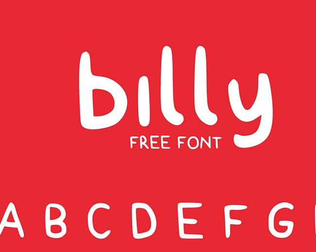 billy 100 Best free fonts to use for creating a logo