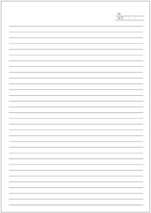 レポート用紙 ダウンロード テンプレート 印刷 ワード 書き方 使い方 無料 作成