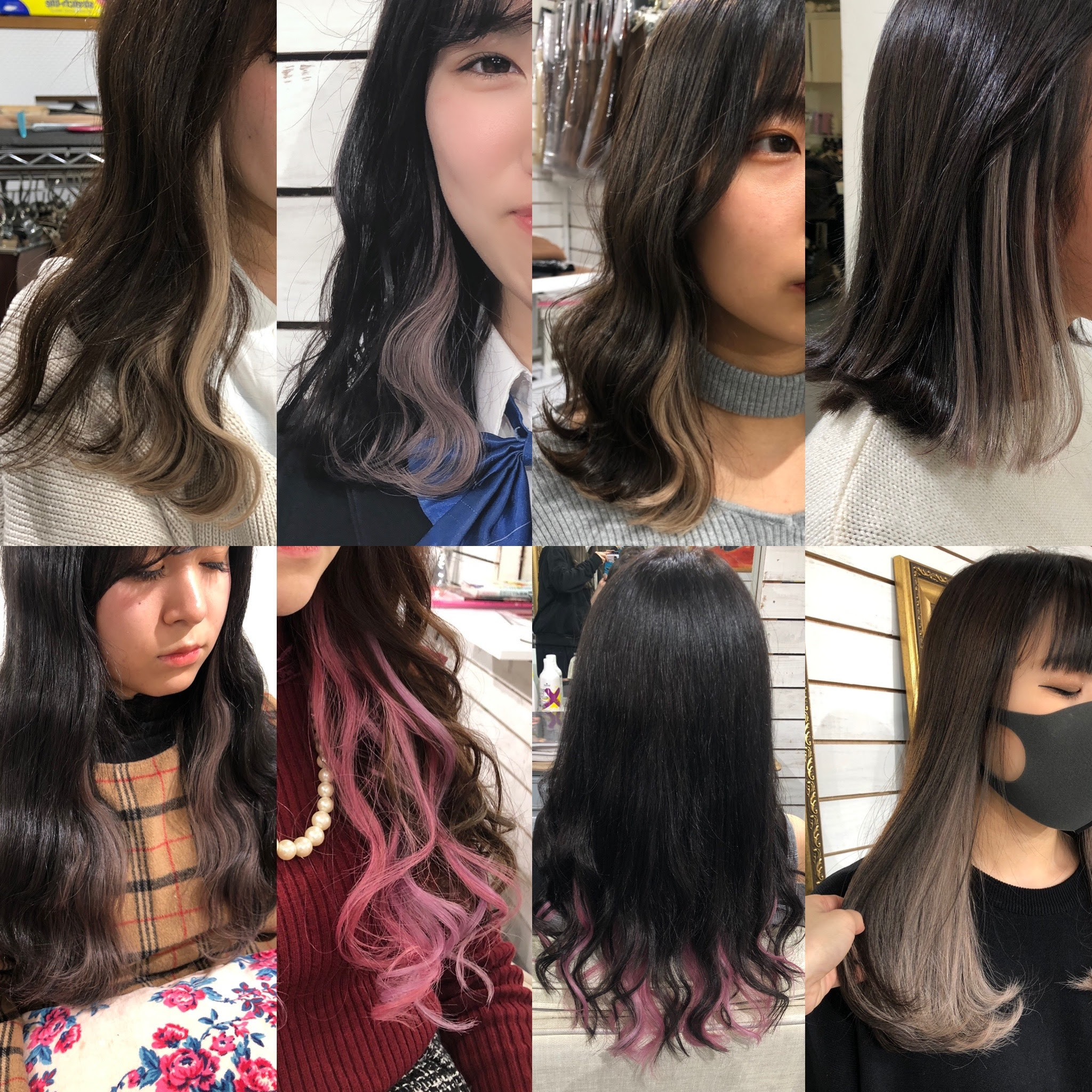東京 渋谷beee Hair Salon 特許技術のシールエクステ