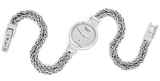 Originalfoto CHOPARD DIAMANT-DAMEN-ARMBANDUHR WEISSGOLD 3.500€ NEUZ.