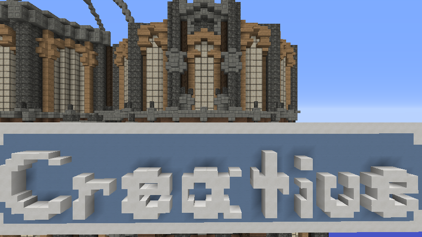Help with making fancy letters with quartz block, stairs ...