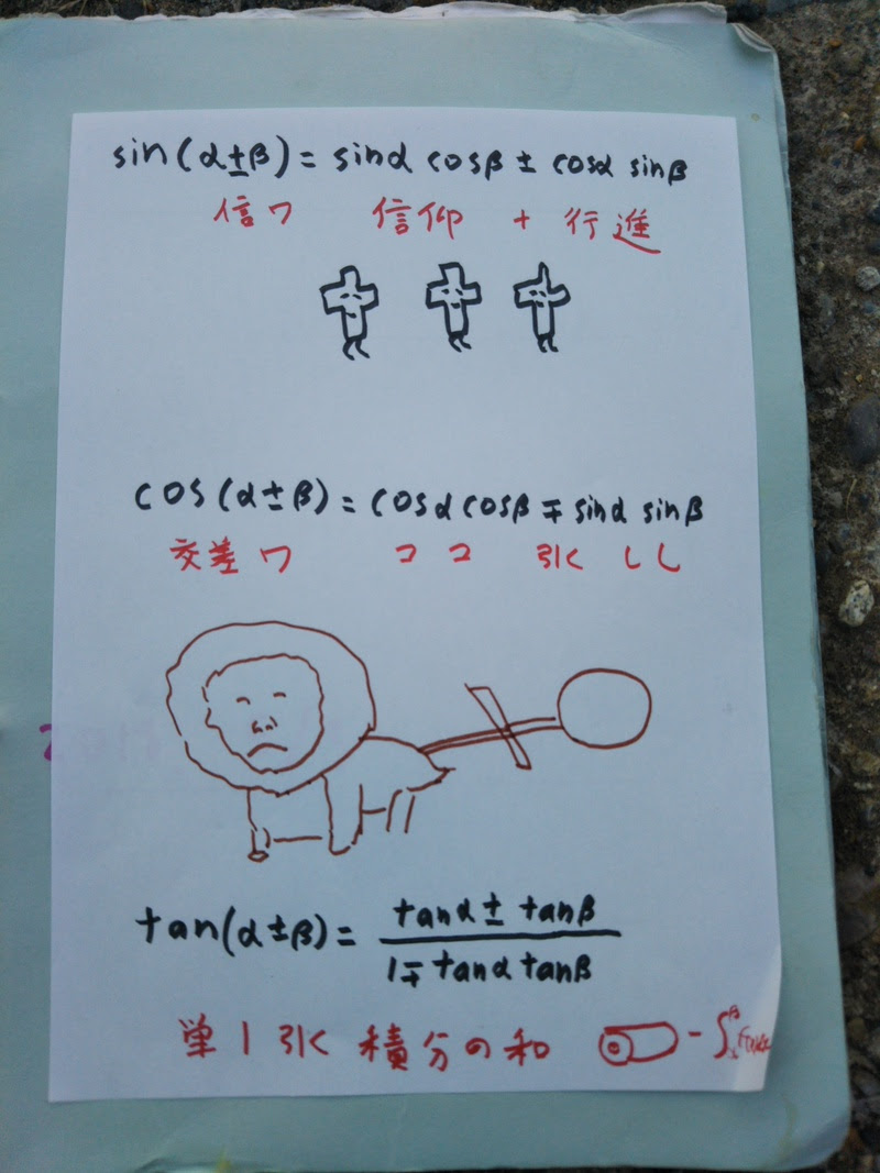 加法定理 語呂合わせ イラスト覚え方 天才村木の勉強道場