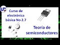 Curso de electrónica básica #2.07 - Teoría de semiconductores