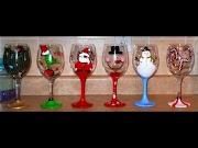 Hangat DIY Hand Painted Wine Glasses CHRISTMAS EDITION Theeasydiy Crafty, paling hot!