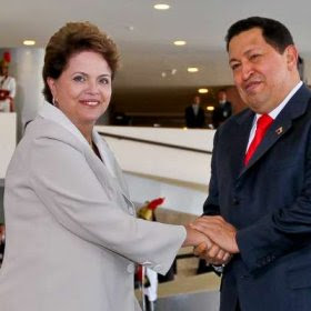 Dilma pretenderia distância sutil de imagem de Chávez
