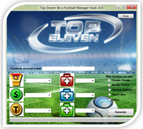 Top Eleven Cheat ScreenShot