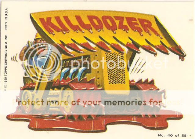 TOPPS WEIRD WHEELS 1980