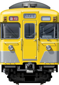 電車 正面 イラスト