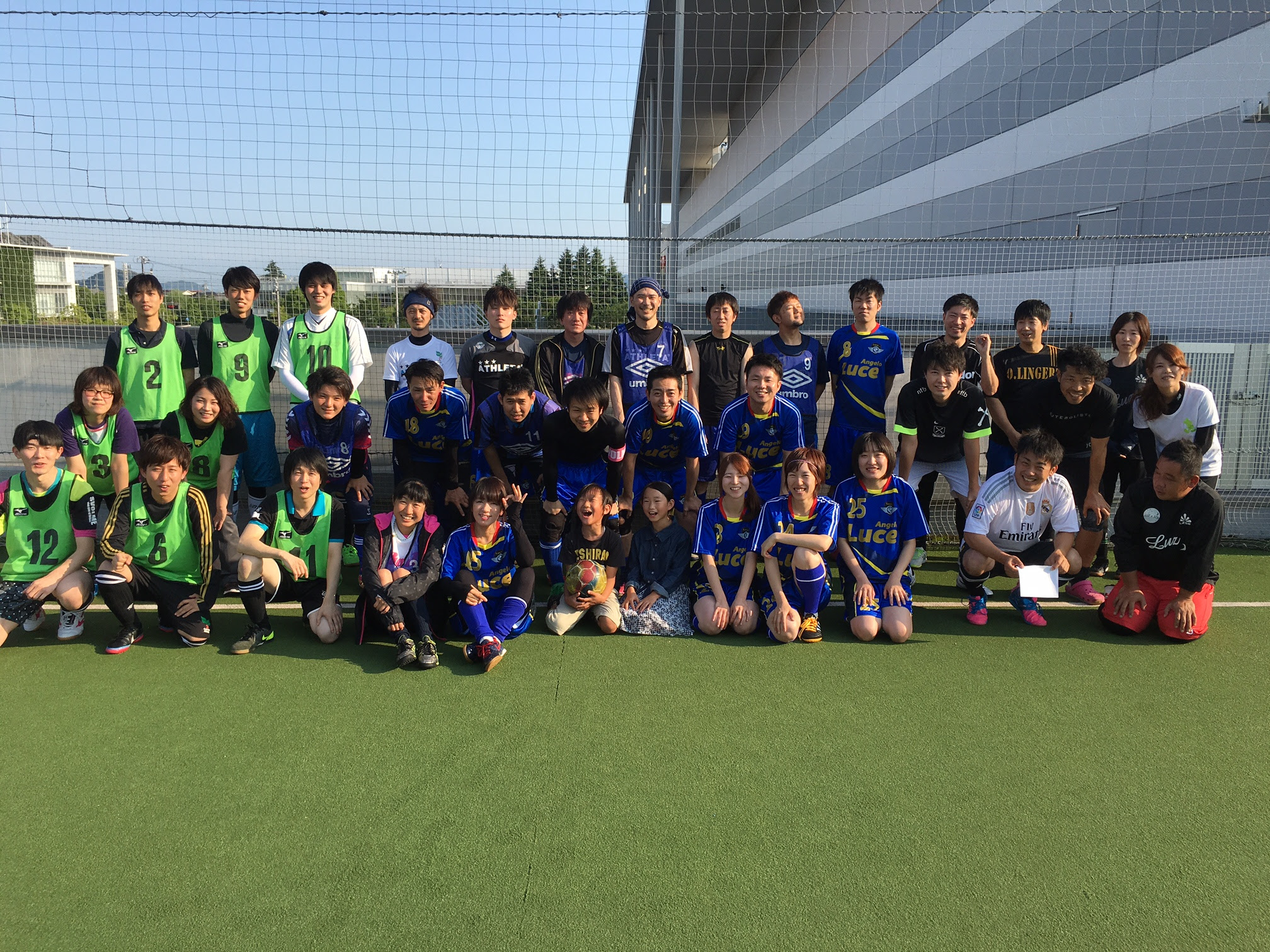 6月26日momijiyafcフットサル大会男女ミックスクラス 岡山 フットサルコート2面とフットサル用品専門店 モミジヤfc