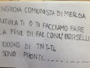 Lettera di minacce a Ingroia /   Foto   "Farai la fine di Falcone e Borsellino"