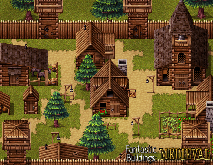 Pixanna  Fantastic Buildings: Medieval