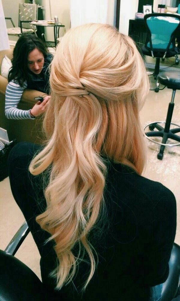 15 Chic Half Up Half Down Wedding Hairstyles for Long Hair ...
