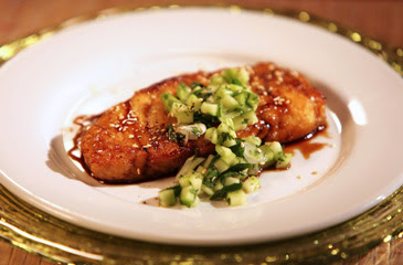 Sea Bass and Cucumber Salsa Recipe Sea Bass and Cucumber Salsa Recipe