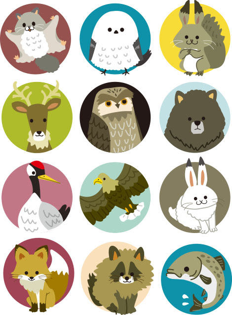北海道の動物占い イラストレーター池田蔵人ブログ ヒビザッキ