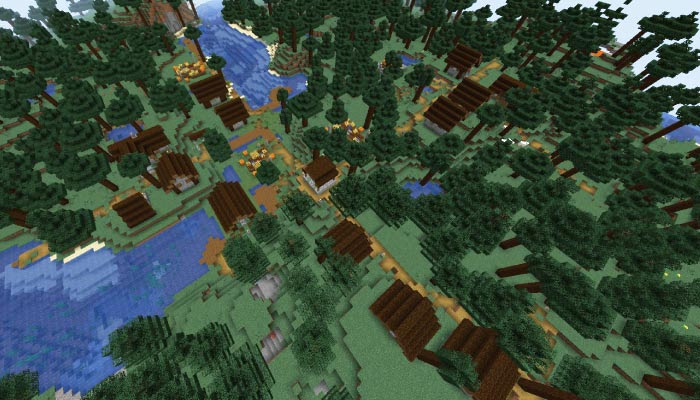 マイクラ タイガの村が新しくなった 新しいタイガの村の建築物まとめ マイクラモール