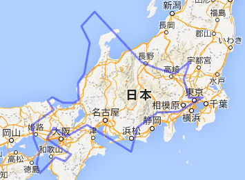 簡単に地図上の広がりを比較できるウェブサービス Colorless Green Histories