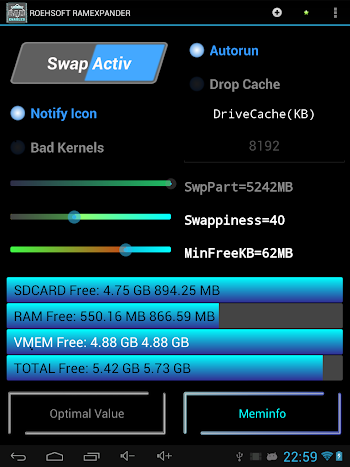 ROEHSOFT RAM Expander (SWAP)- screenshot 