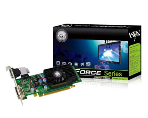 KFA NVIDIA GeForce 210 Grafikkarte (PCI-e, 1GB, GDDR3 Speicher, DVI, HDMI)