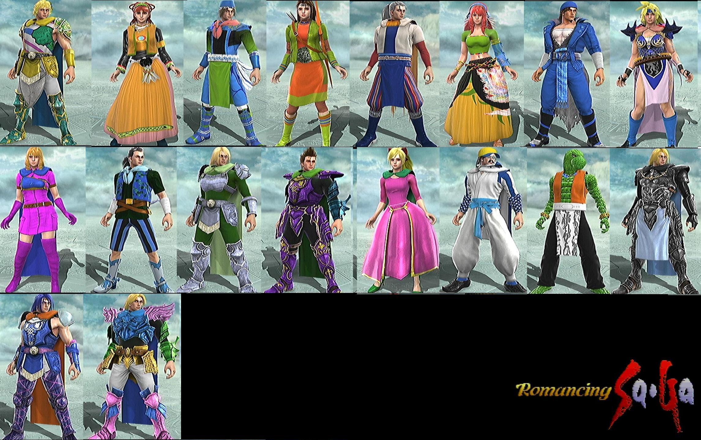 ｓｃ ロマサガｖｓミンサガ 同名キャラ対決 Nicozon