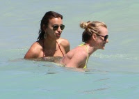 Irina Sheik - Bikini on the beach in Miami March 24, 2012