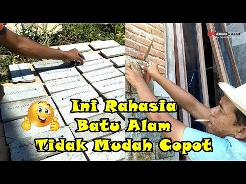 Inspirasi Cara Pasang Batu Alam Dinding Rumah Supaya Kuat, paling heboh!