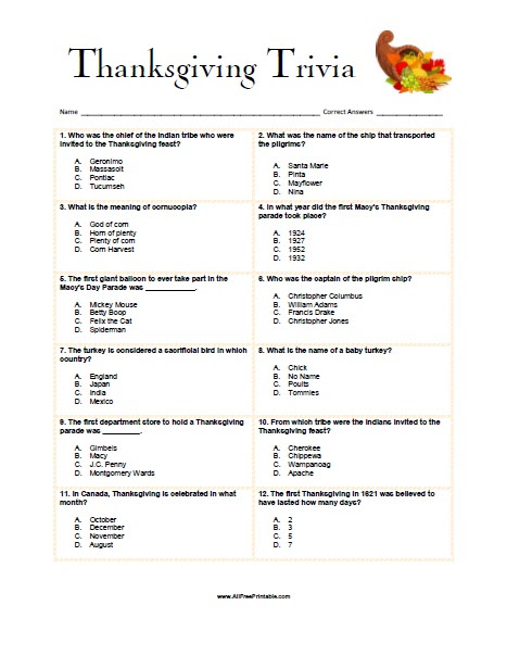 Trivia Game Questions And Answers Intensivegeeks