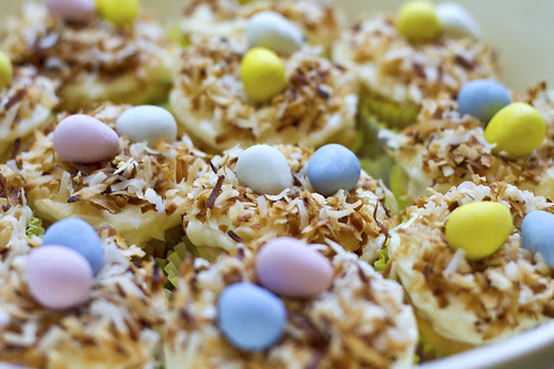 coconut easter cupcakes 2