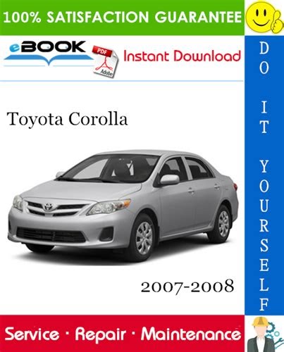 Download 2008 Toyota Corolla Service Repair Manual Software
