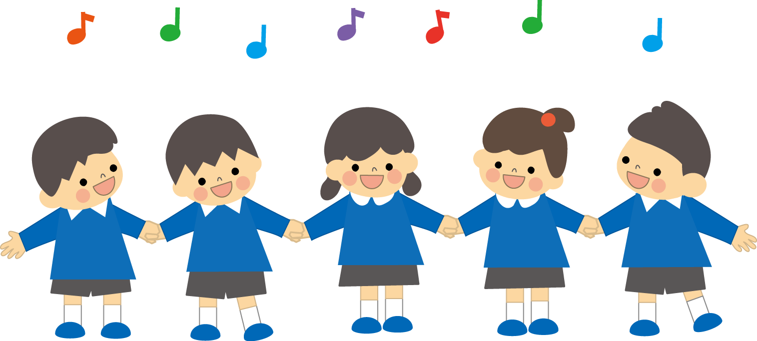 合唱 歌う 無料イラスト