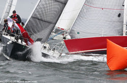 J/105 sailing college big boat regatta