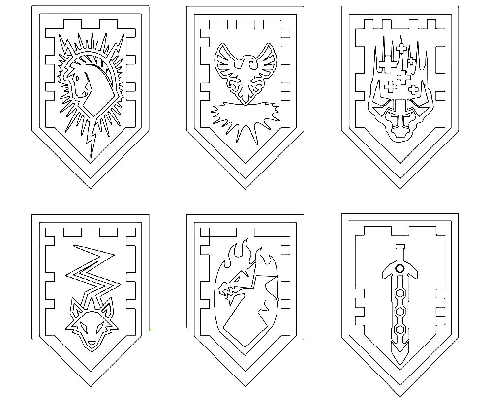 Lego Nexo Knights coloring pages