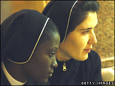 Nuns at Rome's Gregoriana University in November 2006