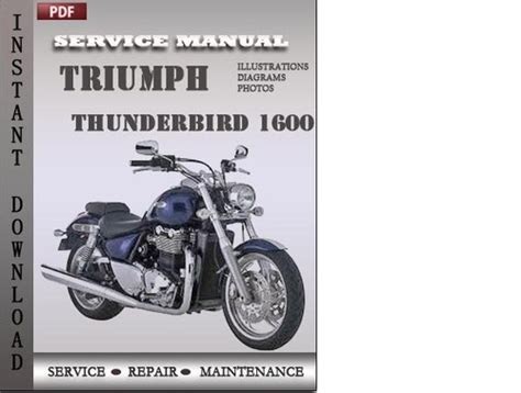 PDF Triumph Thunderbird 1600 2011 Factory Service Repair Manual