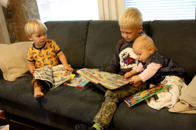 Reading comic books