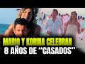 MARIO HART Y KORINA RIVADENEIRA: ASÍ CELEBRARON SU 8AVO ANIVERSARIO JUNTOS ¡AMOR!