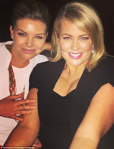 Rebecca maddern (born 6 august 1977) is an australian television presenter and journalist. Samantha Armytage celebrates Channel Seven colleague