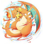 ポケモン1000users入り リザードン Pixiv年鑑 B